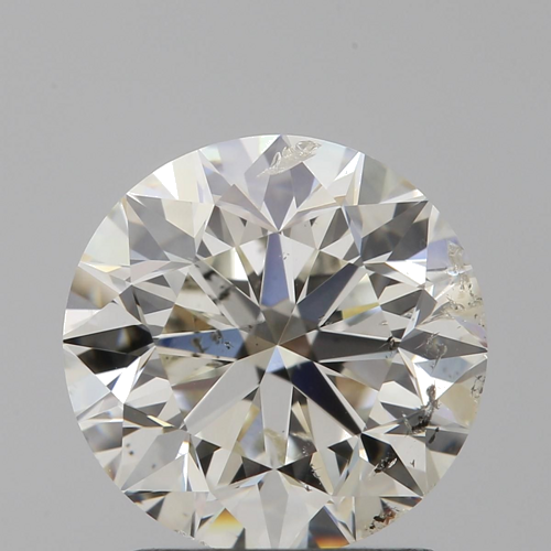 1.7 carat K-SI2 Very Good cut Natūralus Round Deimantas (1)
