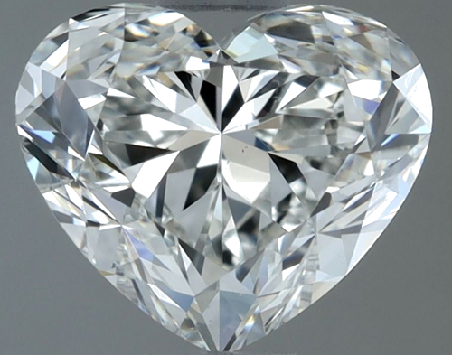 1.21 carat H-VS2 Natūralus Heart Deimantas (1)