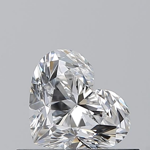 0.52 carat E-VS1 Natūralus Heart Deimantas (1)