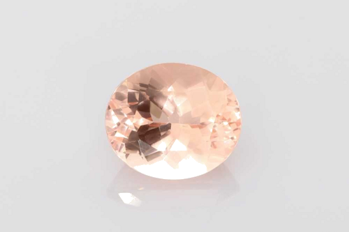 7.64 carat ORANGE Oval Morganite (1)