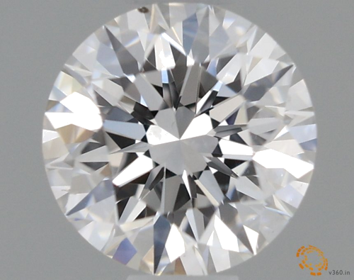 0.5 carat F-SI1 Excellent cut Natūralus Round Deimantas (1)