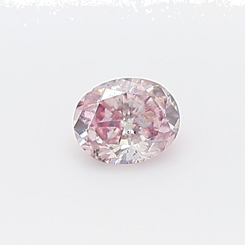 0.18 carat Fancy Purplish Pink-SI2 Natūralus Oval Deimantas (1)