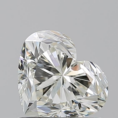 1.01 carat K-VVS1 Natūralus Heart Deimantas (1)