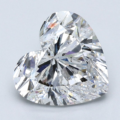 3.14 carat F-SI2 Natūralus Heart Deimantas (1)