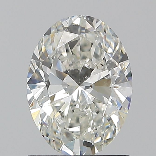 1.2 carat H-SI2 Natūralus Oval Deimantas (1)