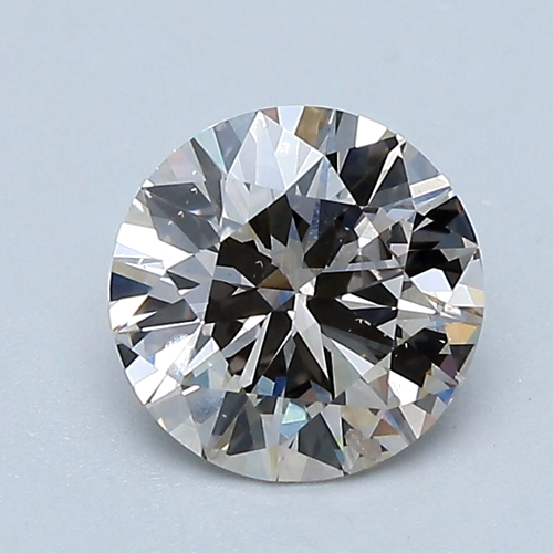 1.23 carat K-SI2 Fair cut Natūralus Round Deimantas (1)