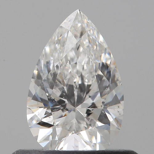 0.5 carat F-SI1 Natūralus Pear Deimantas (1)