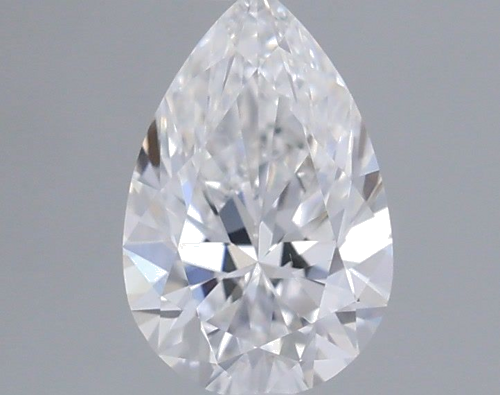 0.3 carat D-VS1 Natūralus Pear Deimantas (1)