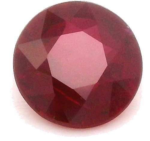 0.61 carat RED Round Rubinas (1)