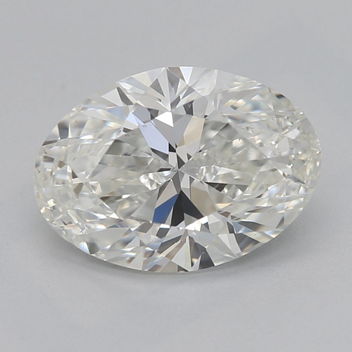2.0 carat H-SI2 Natūralus Oval Deimantas (1)