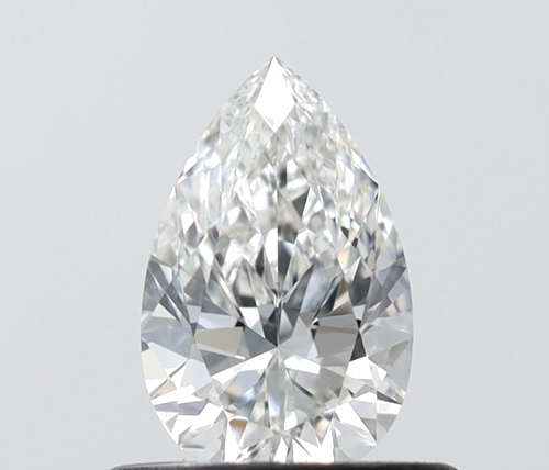 0.5 carat H-VVS2 Natūralus Pear Deimantas (1)