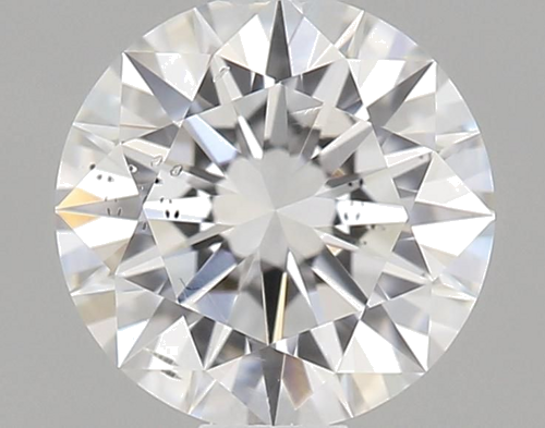 0.52 carat F-SI2 Excellent cut Natūralus Round Deimantas (1)