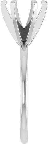 Sužadėtuvių Žiedas „Solitaire“ 14k white gold Round 7mm (4)