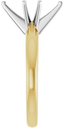 14K Yellow White 11.5x5.5 mm Marquise Solitaire Engagement Ring Mounting (4)