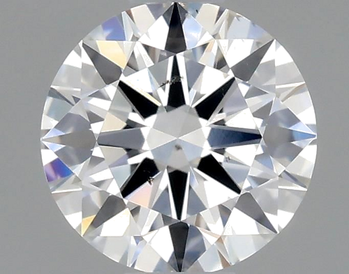 0.46 carat E-SI1 Excellent cut Natūralus Round Deimantas (1)