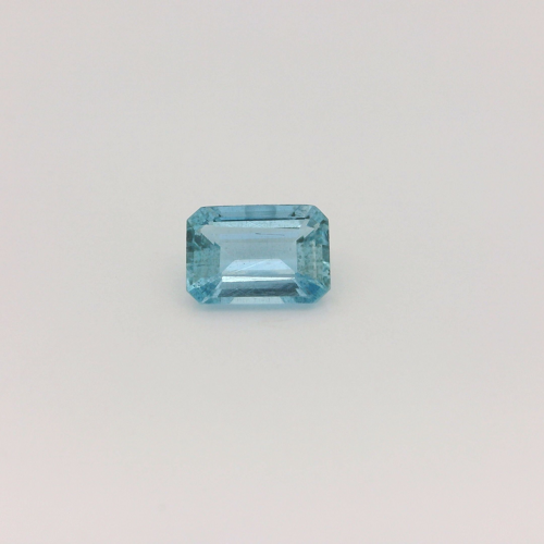 0.75 carat BLUE STEP cut Octagonal Aquamarine (1)