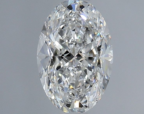0.9 carat E-SI1 Natūralus Oval Deimantas (1)