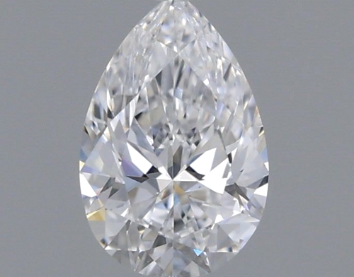 0.42 carat D-VS1 Natūralus Pear Deimantas (1)