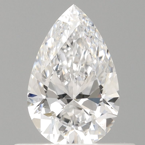 0.51 carat D-VS1 Natūralus Pear Deimantas (1)