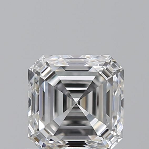 0.86 carat E-VS1 Natūralus Asscher Deimantas (1)