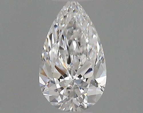 0.33 carat D-VS2 Natūralus Pear Deimantas (1)