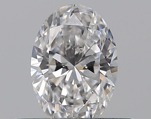 0.35 carat D-SI1 Natūralus Oval Deimantas (1)