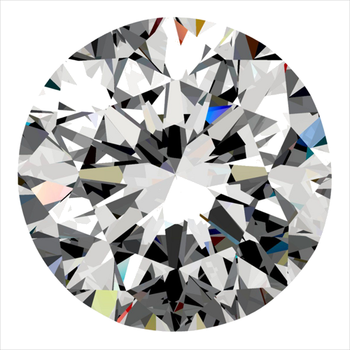 0.3 carat H-VS2 GD cut Natūralus Round Deimantas (1)