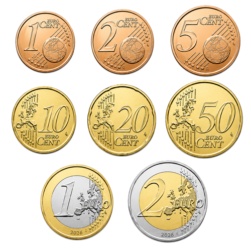 2026 Spain UNC Euro coin set (2)