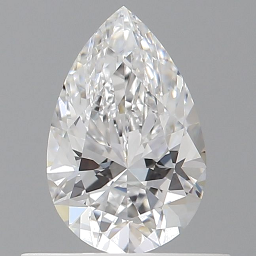 0.54 carat D-VVS2 Natūralus Pear Deimantas (1)
