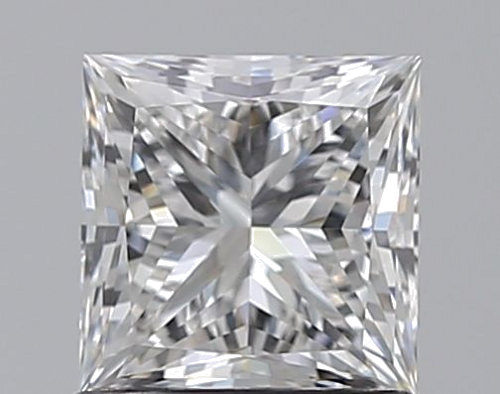 1.01 carat E-VVS1 Natūralus Princess Deimantas (1)