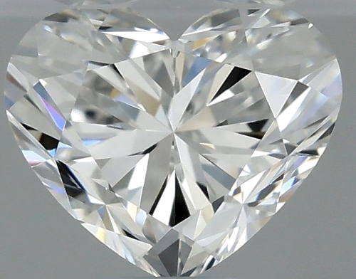 0.46 carat F-IF Natūralus Heart Deimantas (1)