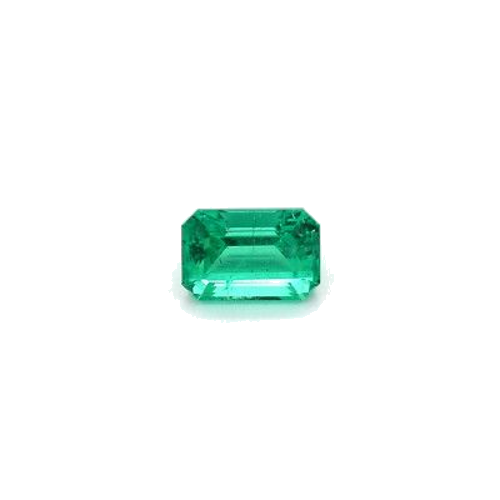 0.66 carat GREEN STEP cut Octagonal Smaragdas (1)