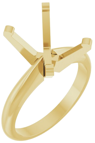 Sužadėtuvių Žiedas „Heavyweight Solitaire“ 14k yellow gold Emerald 10mm x 8mm (1)