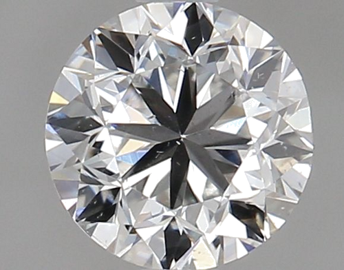 1.01 carat F-SI1 GD cut Natūralus Round Deimantas (1)