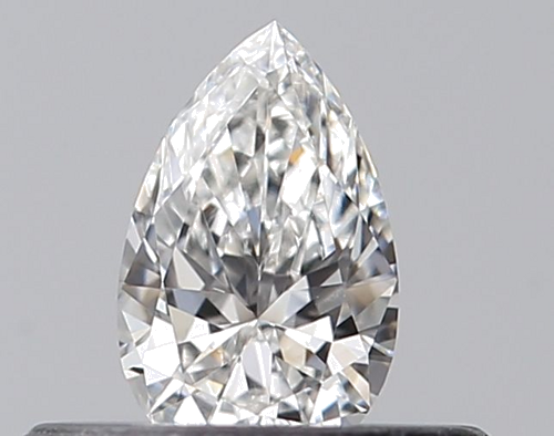 0.24 carat F-VVS2 Natūralus Pear Deimantas (1)