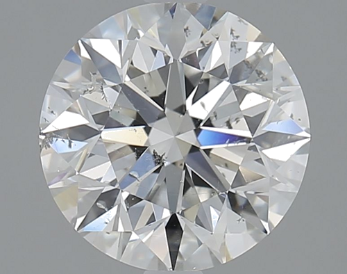 2.7 carat F-SI2 Excellent cut Natūralus Round Deimantas (1)