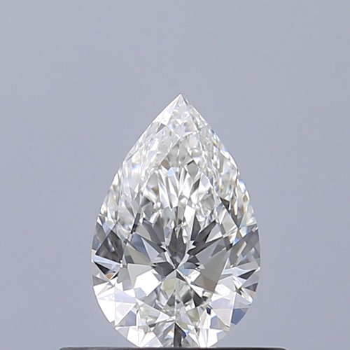 0.4 carat F-VVS2 Natūralus Pear Deimantas (1)