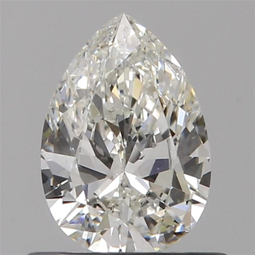 0.51 carat H-VS1 Natūralus Pear Deimantas (1)