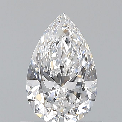 0.7 carat D-VS1 Natūralus Pear Deimantas (1)