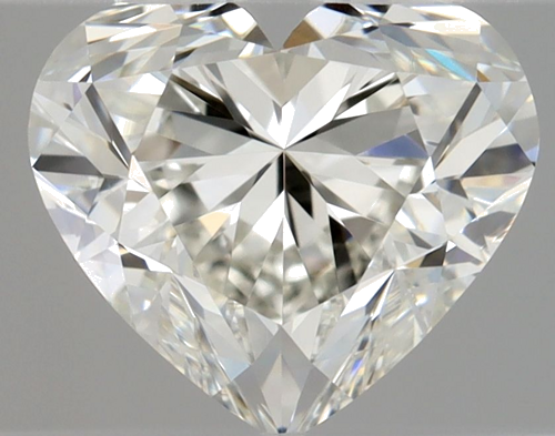 0.91 carat J-VVS2 Natūralus Heart Deimantas (1)