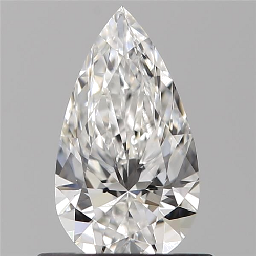 0.54 carat E-VS1 Natūralus Pear Deimantas (1)