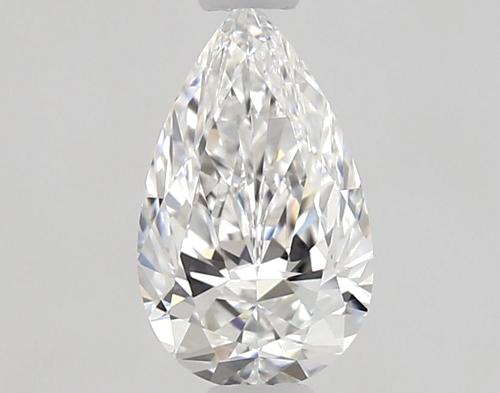 0.5 carat D-VVS1 Natūralus Pear Deimantas (1)