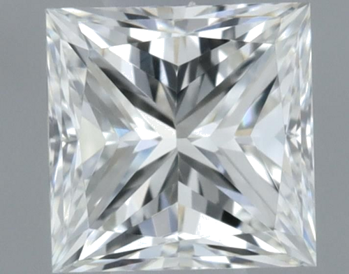 0.38 carat I-VVS1 Natūralus Princess Deimantas (1)
