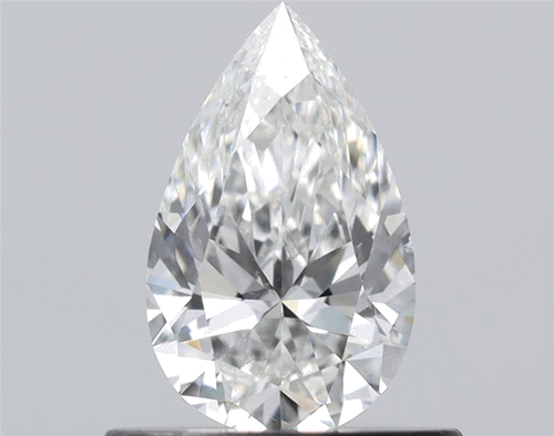 0.53 carat G-VS2 Natūralus Pear Deimantas (1)