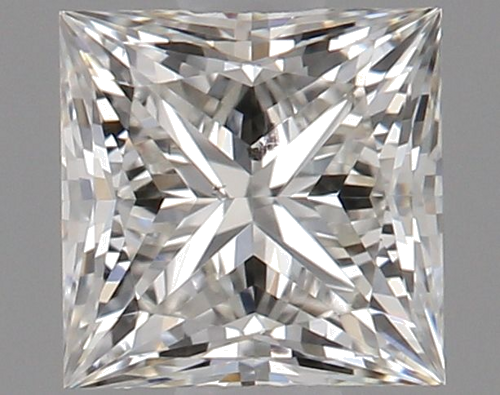 0.51 carat I-SI2 Natūralus Princess Deimantas (1)