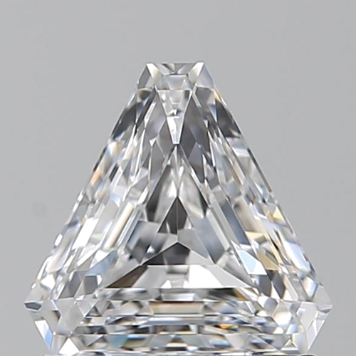 0.81 carat D-VVS2 Natūralus Triangular Deimantas (1)