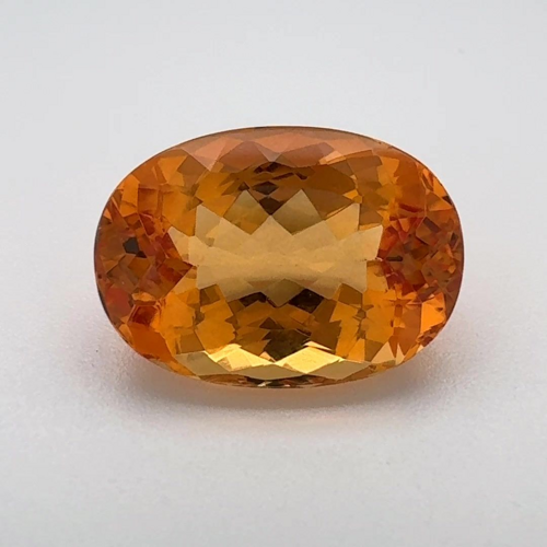 5.45 carat ORANGE Oval Topaz (1)