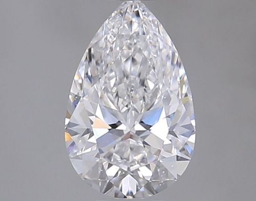 0.61 carat D-SI1 Natūralus Pear Deimantas (1)