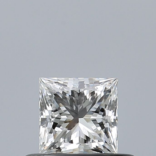 0.37 carat E-VVS1 Natūralus Princess Deimantas (1)