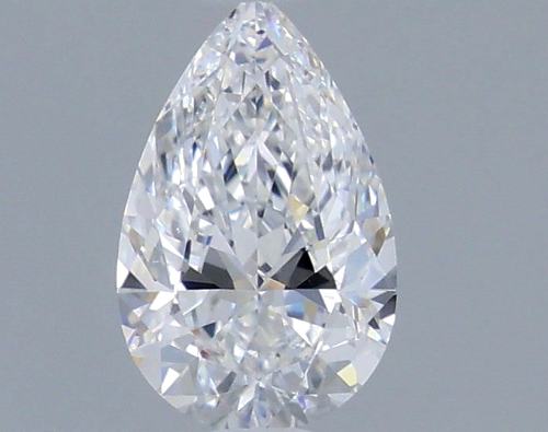 0.61 carat E-VS2 Natūralus Pear Deimantas (1)